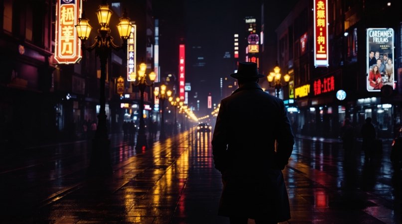 暗夜追踪者 电影海报 - 免费动漫网站